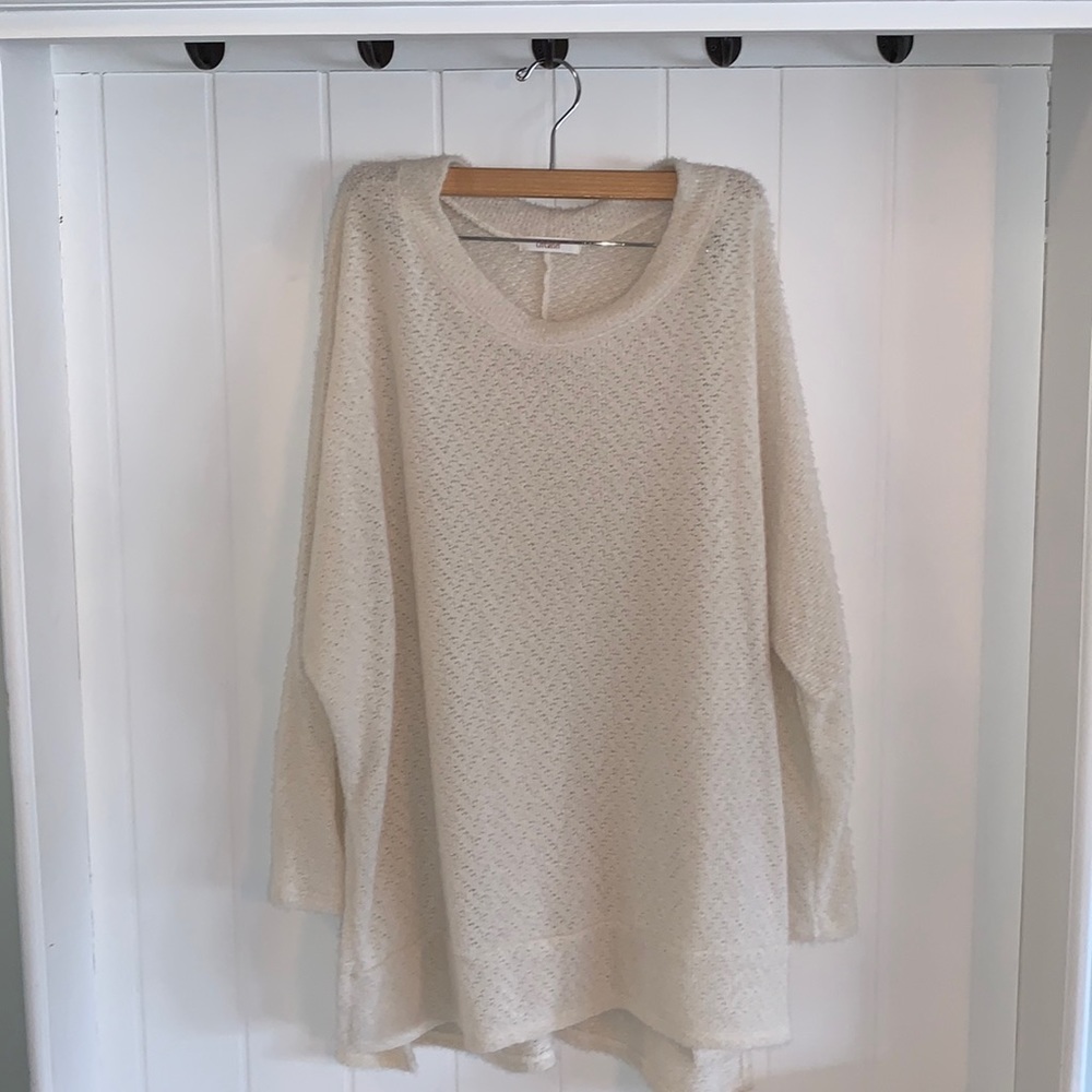 Women’s Oversized Ivory Color Sweater